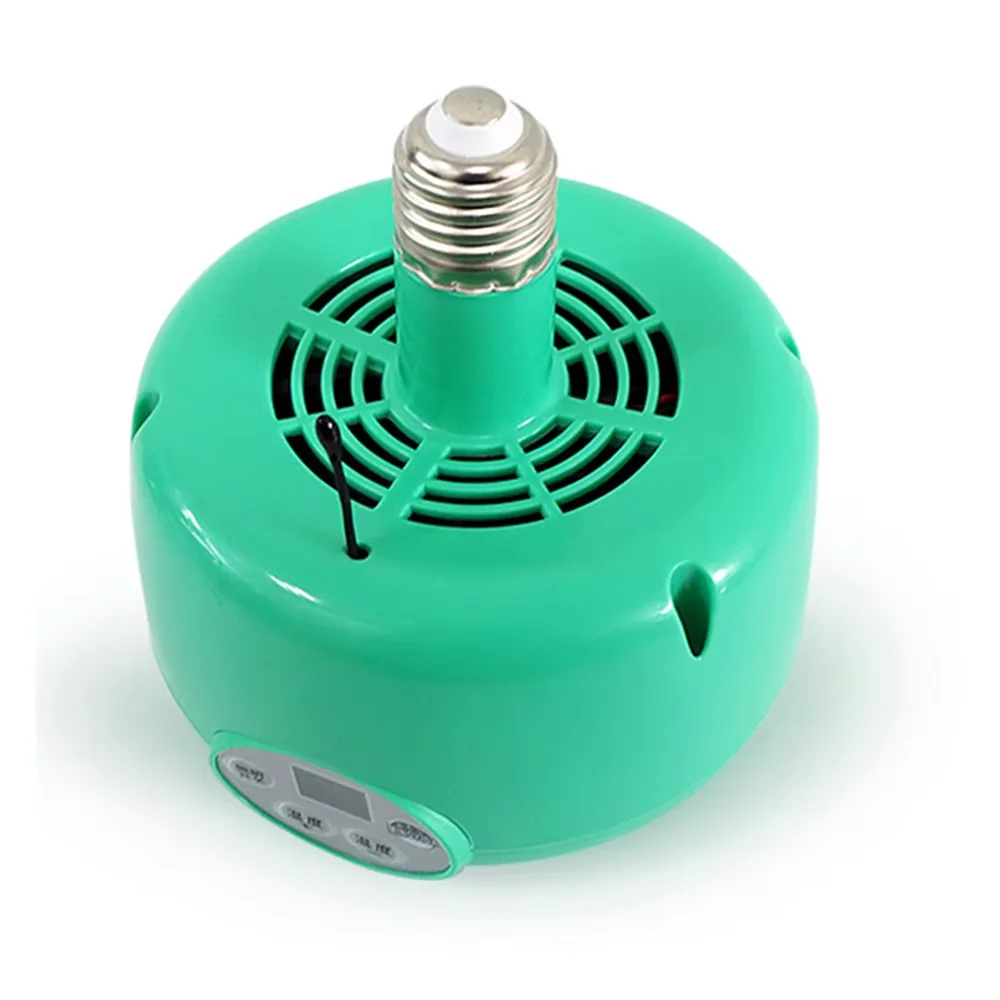 หลอดไฟทำความร้อนสัตว์เลี้ยง 300W แสงอุ่นสำหรับลูกไก่ ลูกสุกร พร้อมตัวควบคุมอุณหภูมิแบบเทอร์โมสแตท เครื่องทำความร้อนสำหรับสัตว์เลื้อยคลาน หลอดไฟทำความร้อนสำหรับกล่องเลี้ยงสัตว์เลื้อยคลาน