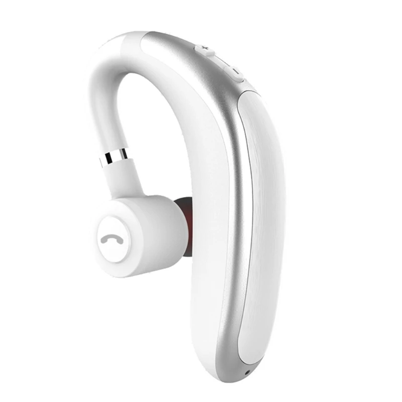 Bluetooth-compatible Headset Wireless Business Single earpiece Voice Answer in Ear Earbuds for Trucker Driving Running