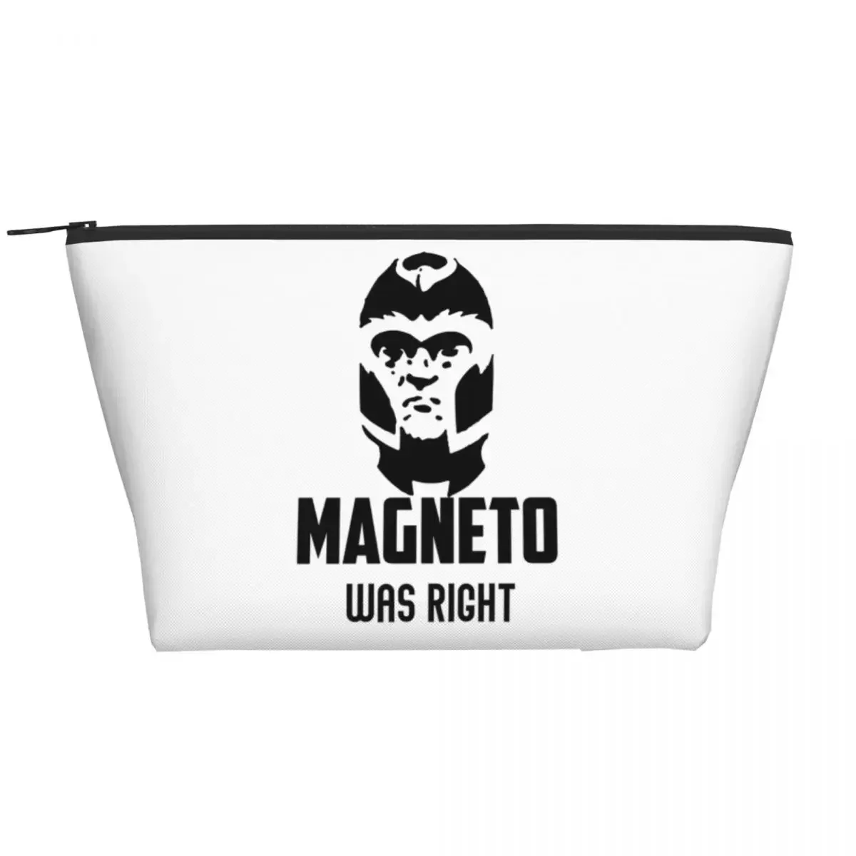 Magneto Was Right Makeup Bag for Women Cosmetic Bags Travel Toiletry Storage Pouch Organizer Dopp Kit Box