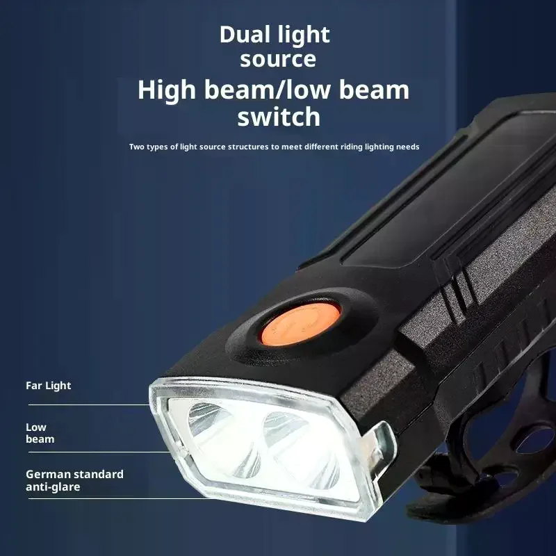 Rechargeable Bike Light Mini Night Safety Warning Taillight Front Rear Bicycle Lamp LED Highlight Riding Taillight Bicycle Light