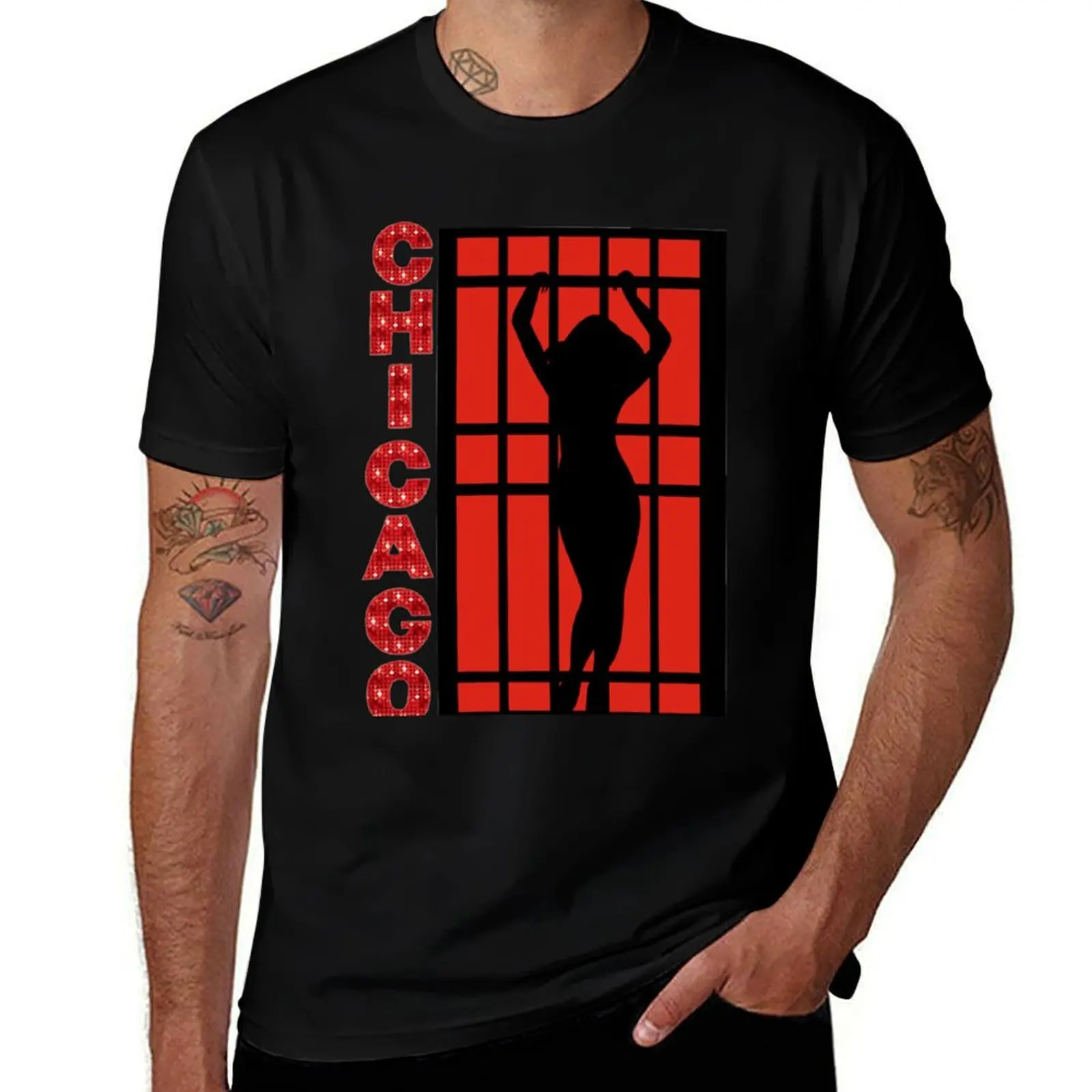 

the funny man t cotton for shirts T-Shirt graphic Chicago cotton t Musical shirts man t shirt tees