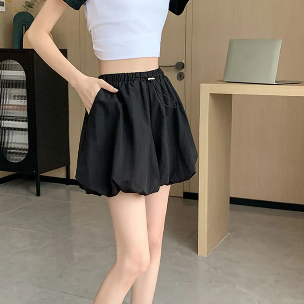

Casual Outings Flower Bud Shorts Sweet Style Shorts Fluffy Flower Bud Shorts Casual Summer Wear Fluffy Bud Design