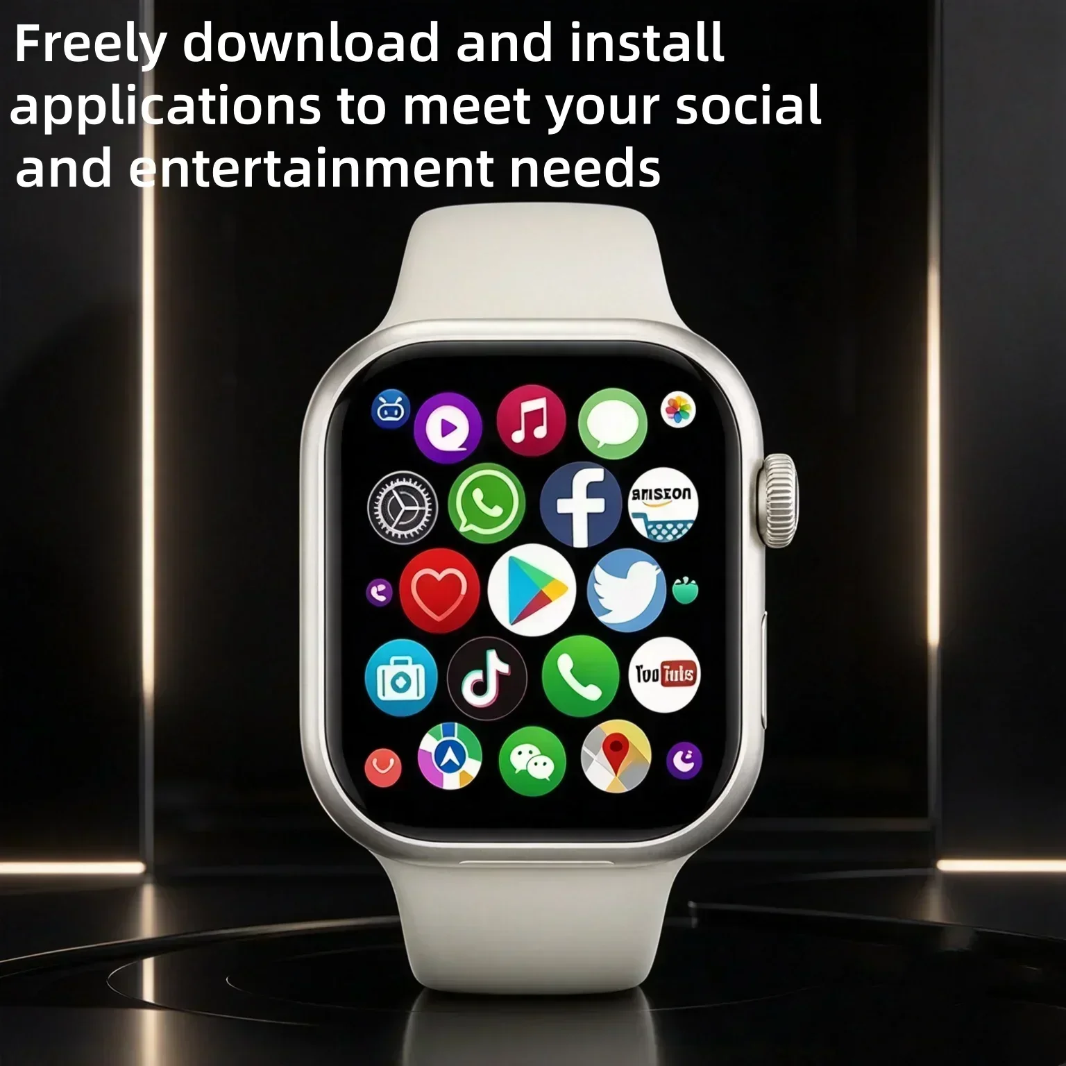 VP19 PRO Android10.0 Smartwatch,180°Rotary Camera,SIM Card Slot,Global Version,AMOLED,GPS WiFi Google Play 4G Men Women Watch