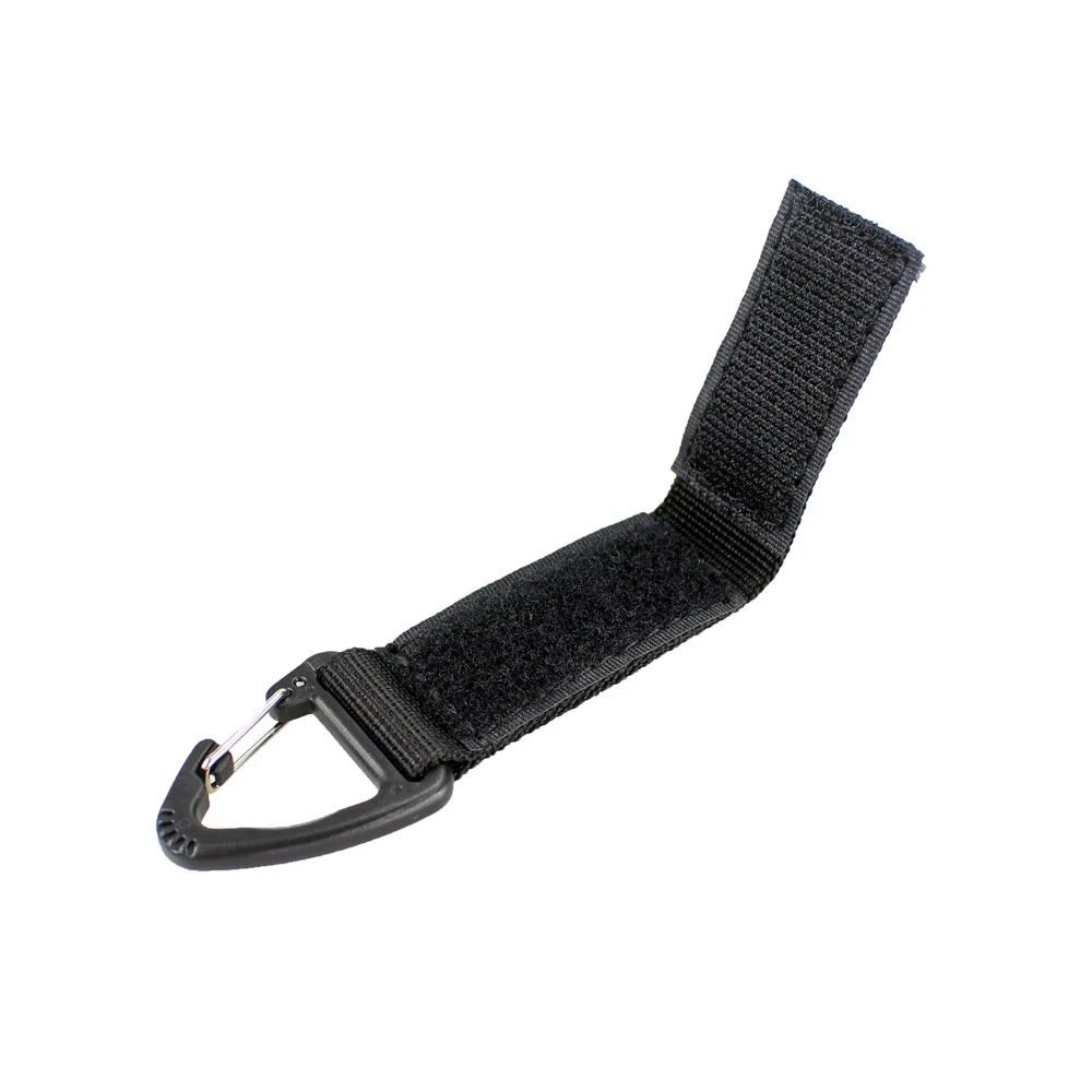 مشابك تكتيكية متعددة الاستخدامات للتخييم والمشي، حبل نايلون مع مشبك كارابينر، أداة EDC خارجية - 3