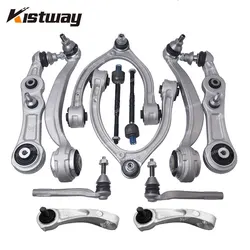 12PCS Front Tie Rod End Upper Lower Control Arm Kit For Mercedes-Benz 2WD W205 C205 A205 S205 C257 W213 C238 A238 S213 C350E