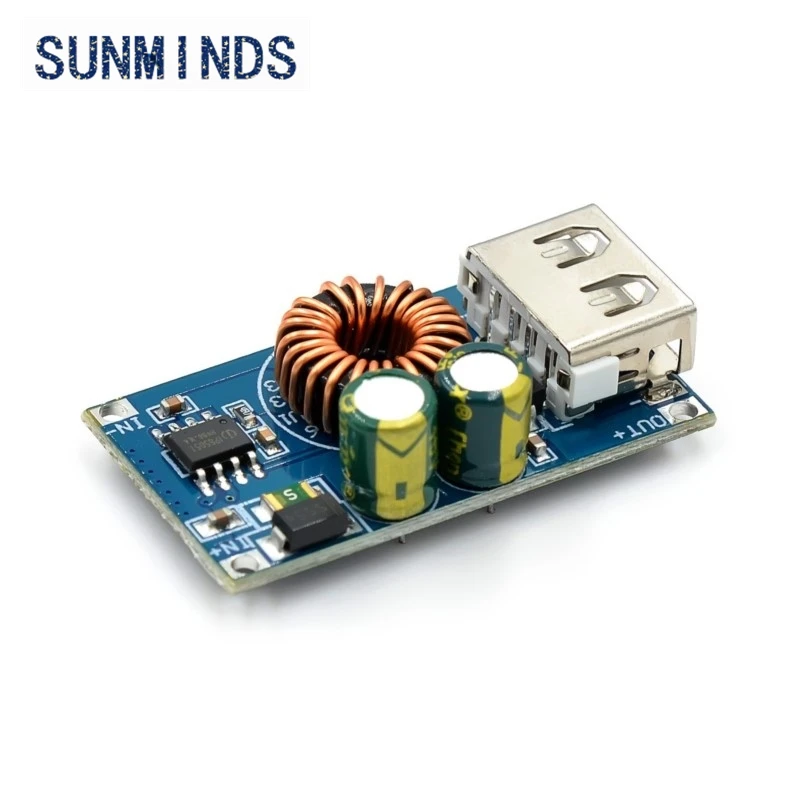USB DC Step-Down Module 12V 24V To QC2.0 QC3.0 Fast Charge Mobile Phone Charging Board For Appl Huawe FCP Quick Charger
