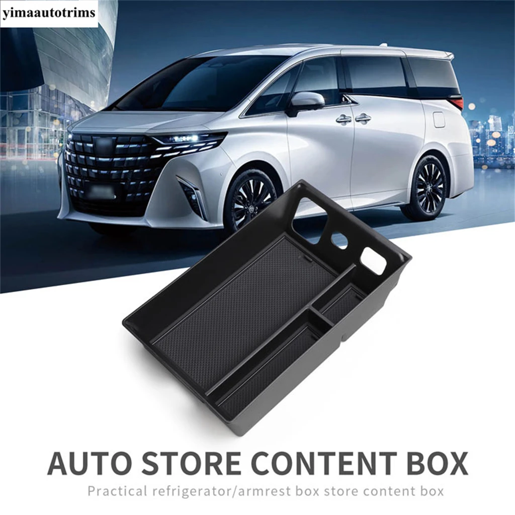 

For Alphard Vellfire 40 Series 2023 Car Center Control Armrest Storage Box Console Organizer Container Holder Tray Accessories