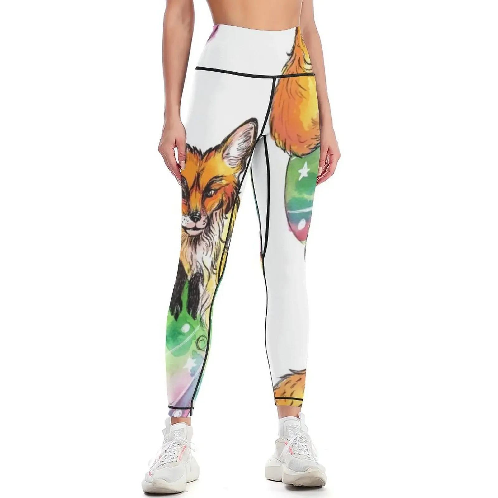 

Grounded Fox Leggings gym pants Women's trousers sport set Women's push up Womens Leggings