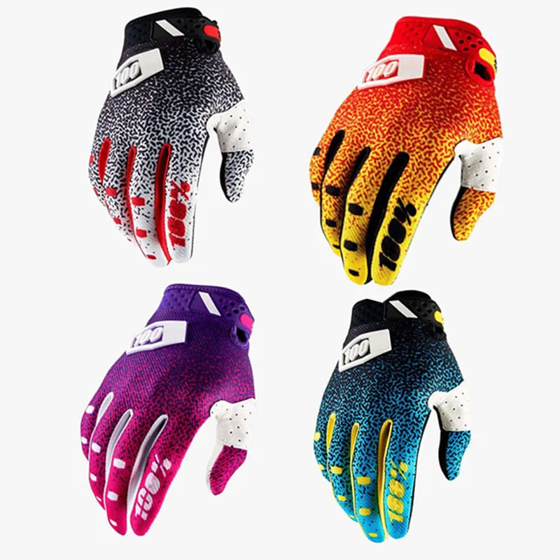 Ultrafox Racing Cycling Gloves Motocross Bike Gloves MTB Mountain Safety Motorcycle Cycling Bicycle Gloves Sport New Full Finger