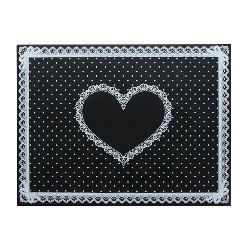 Silicone Hand Rest Pillow Cushion 30x40cm Lace Design Washable Foldable Mat for Nail Art Salon Manicure Practice