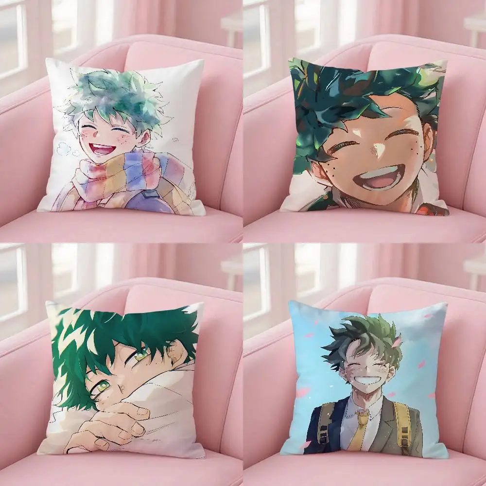 

I-Izukus M-Mido-riyas Case Plush Fabric Soft Pillowcase Double Sided Print Cushion Cover Household Gifts