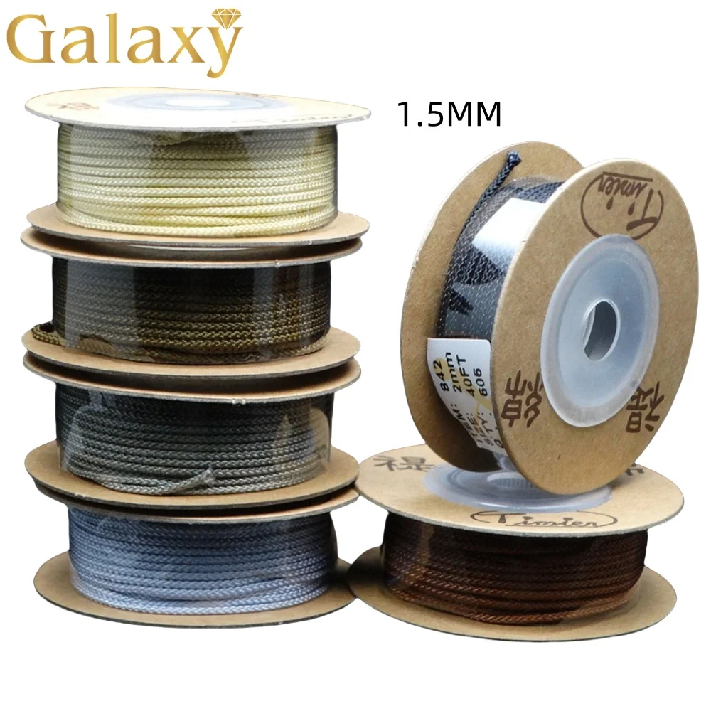 

1.5mm 12m Jewelry Thread Chinese Knot Macrame Bracelet Braided String Jewelry Making DIY Tassels Beading Shamballa Thread