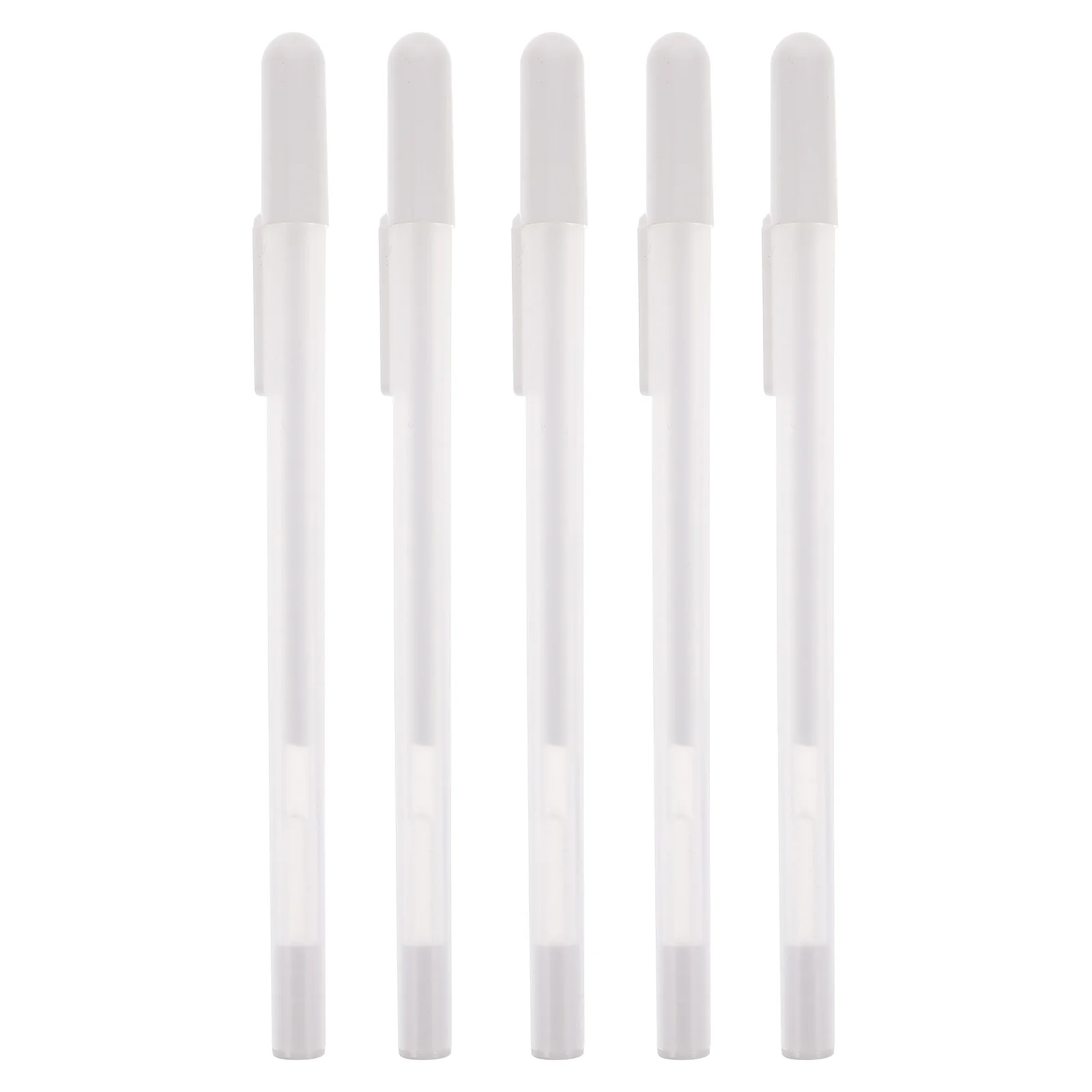 

5 Pcs Waterproof Marking Pen Fine Tip Brow Pencil Skin Safe Washable White Liquid Body TattooMarkers Gel Pen Eyebrow Mapping