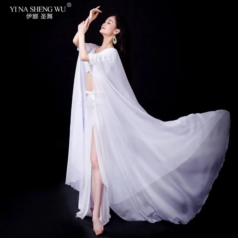 Novo terno de dança do ventre feminino prática desempenho outfit cintura alta saia longa iniciante profissional verão