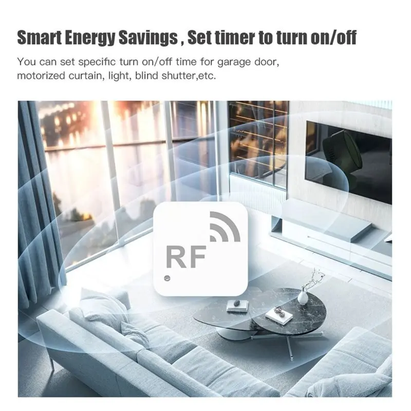 Tuya Smart Wifi Radio Frequency RF Wireless Copier Garage Door Access Control Cloning Copying Wireless Remote Control System-【A7