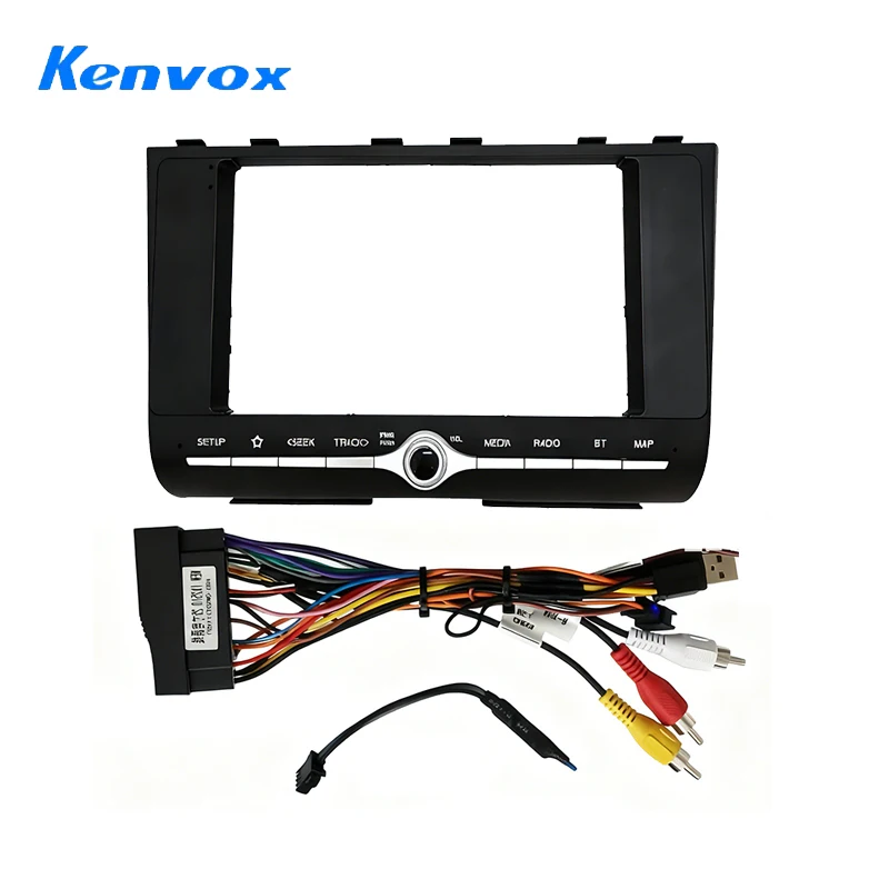 

Рамка автомобильного радио Android для Hyundai ELANTRA 2017-2020 9 дюймов 2 DIN Fascia стерео панель жгут проводов адаптер Canbus Box