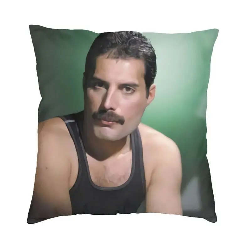 

Freddie Mercury Pillow Case Home Decorative Kawaii Chair Cushion Square Pillowcase