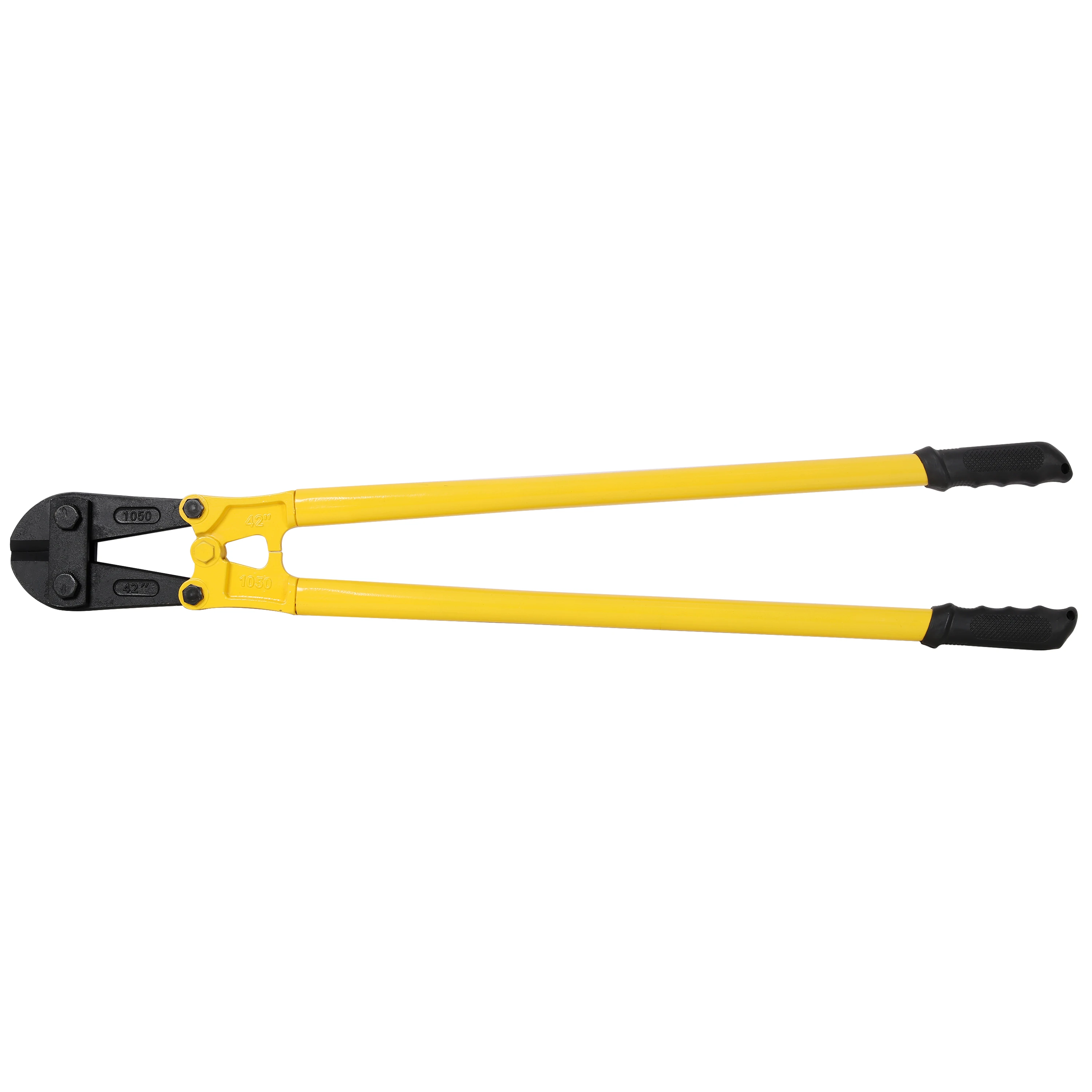 Heavy-Duty 42-Inch Medium Bolt Cutter for Fence, Steel Wire, Chain, Screws, Rivets & Medium Padlocks with Ergonomic Soft Rubber Grip Handle, Black Anti-Rust Coating