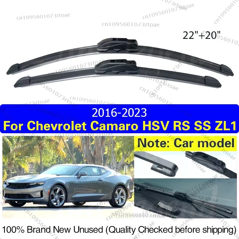 

Car Wiper Blade Front Window Windshield Windscreen Wiper For Chevrolet Camaro 2016 - 2023 HSV RS SS ZL1 22"+20" Car Accessories