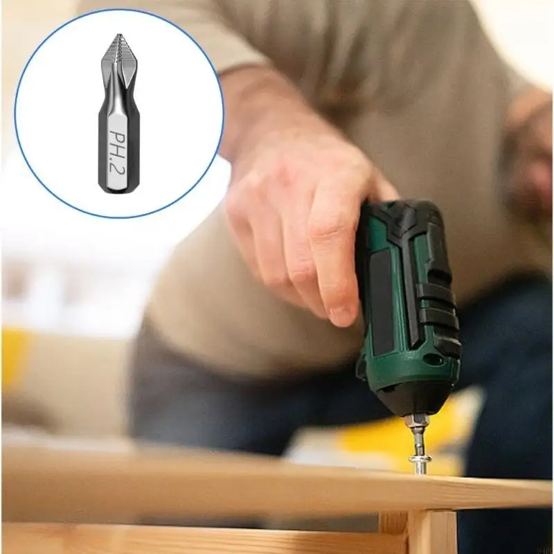 94PC 10Pieces 25mm Screwdriver Bit With Strong Connection For Professional Use Enhances Safety With Antislip Design