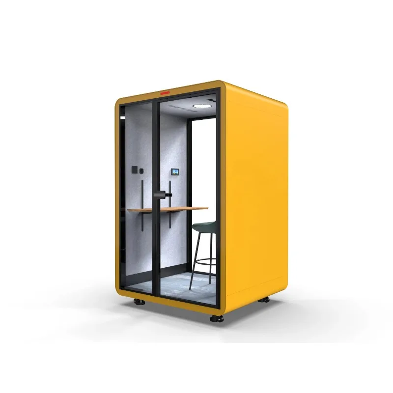 Stable Steel Frame Soundproof Booth Customized Bearing Structure Anti-Shock Acoustic Isolation Pod Long Term Office Daily Use