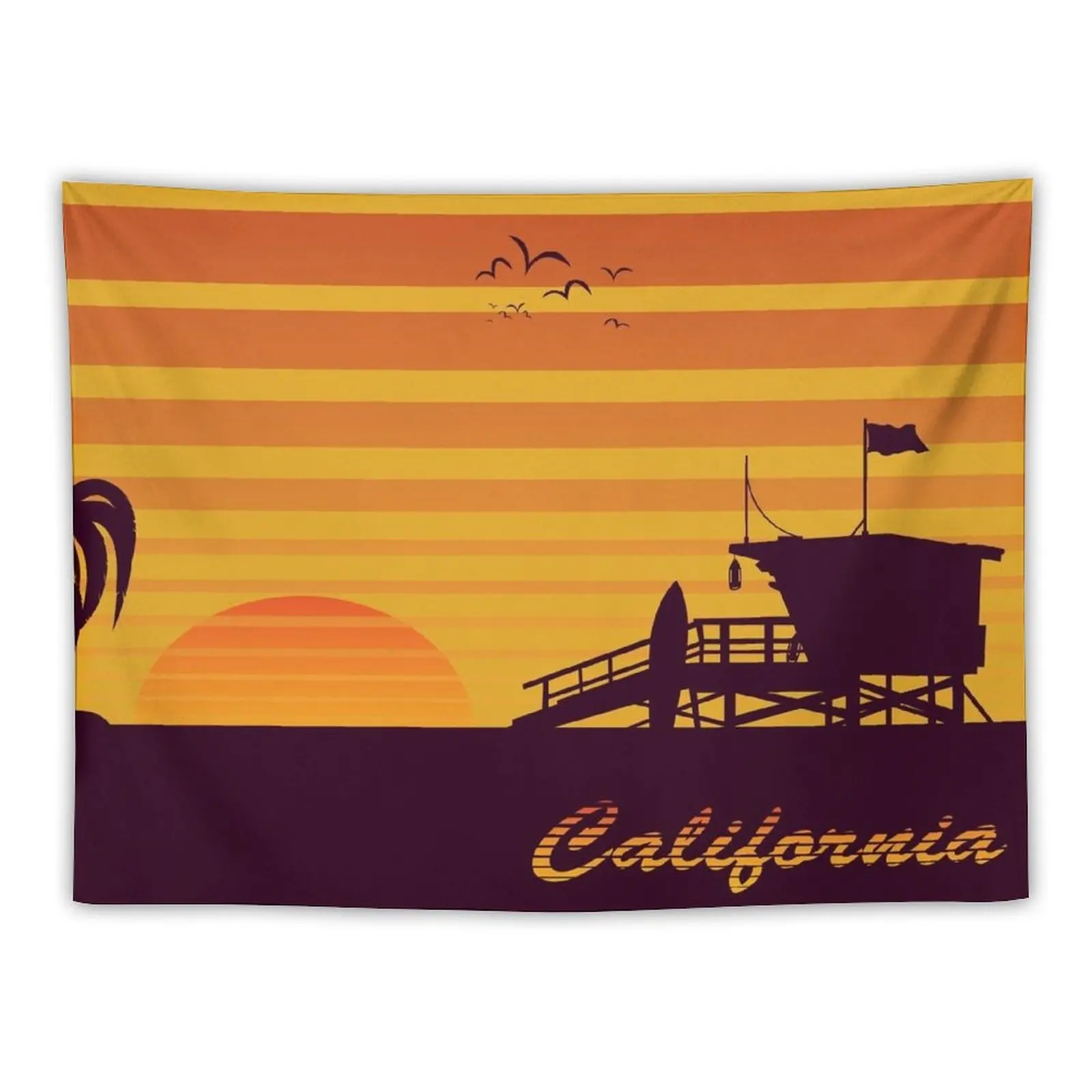 

California surfing Tapestry Wallpaper Tapestry Wall Coverings Nordic Home Decor Bedroom Decoration