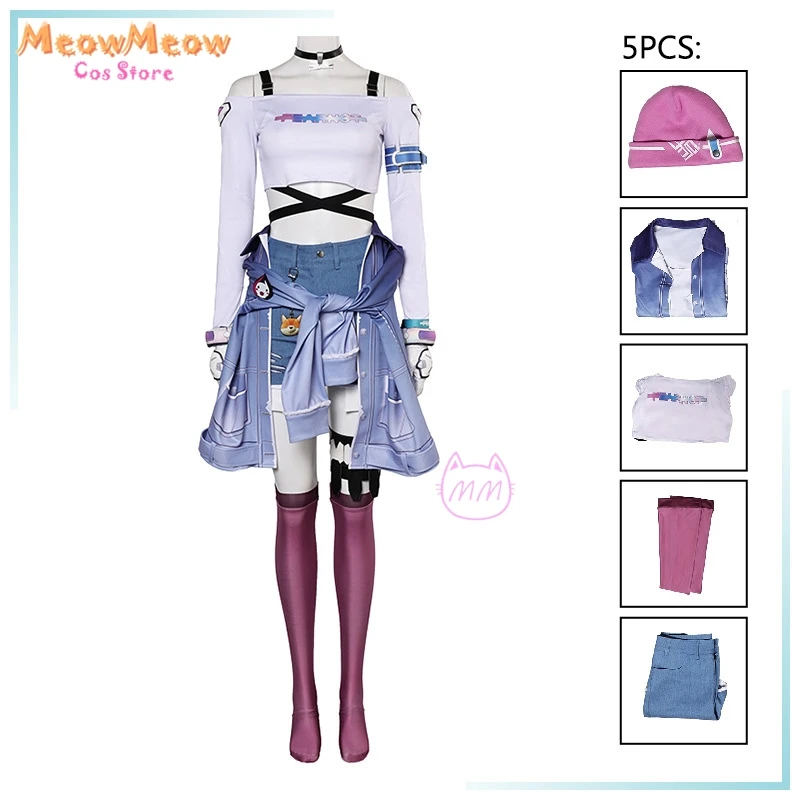 Overwatch 2 OW KIRIKO Cosplay Costume Game KPOP X OVERWATCH 2 Outfit Boots Skin KIRIKO Cosplay Sports Halloween Party Suit Girl