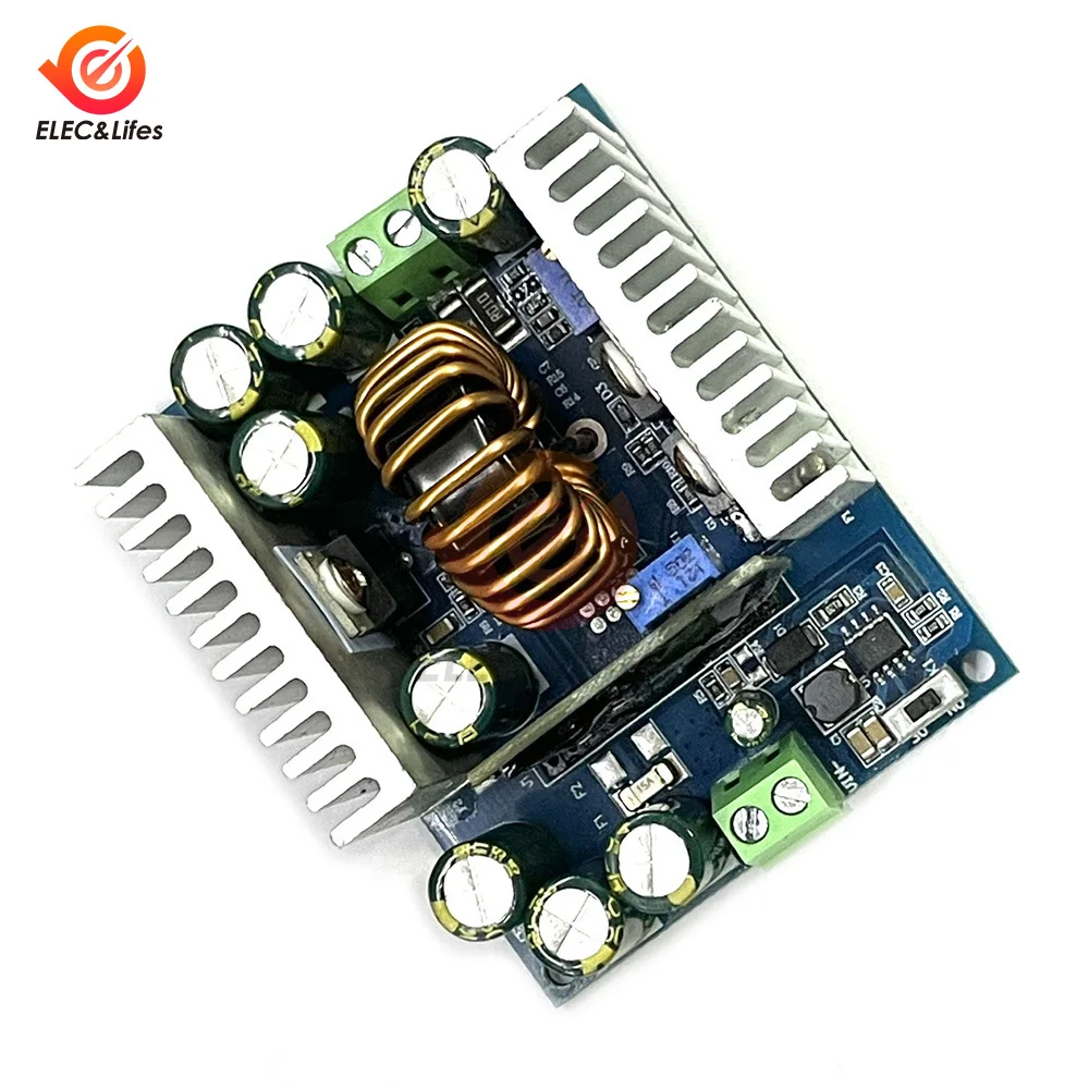 500W 18A DC-DC Buck Converter Step Down Module Constant Current LED Driver Power Step Down Voltage Module Electrolytic Capacitor