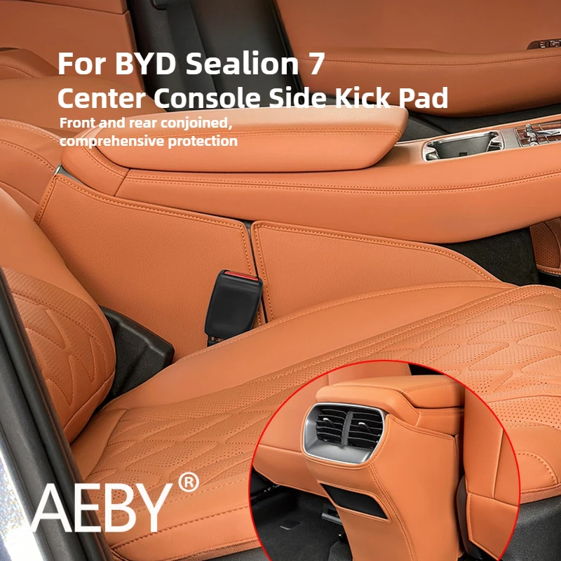 

AEBY For BYD Sealion 7 2024 Center Console Side Kick Pad, Anti-Scratch Protective Cover, Dashboard Car Interior Accessories