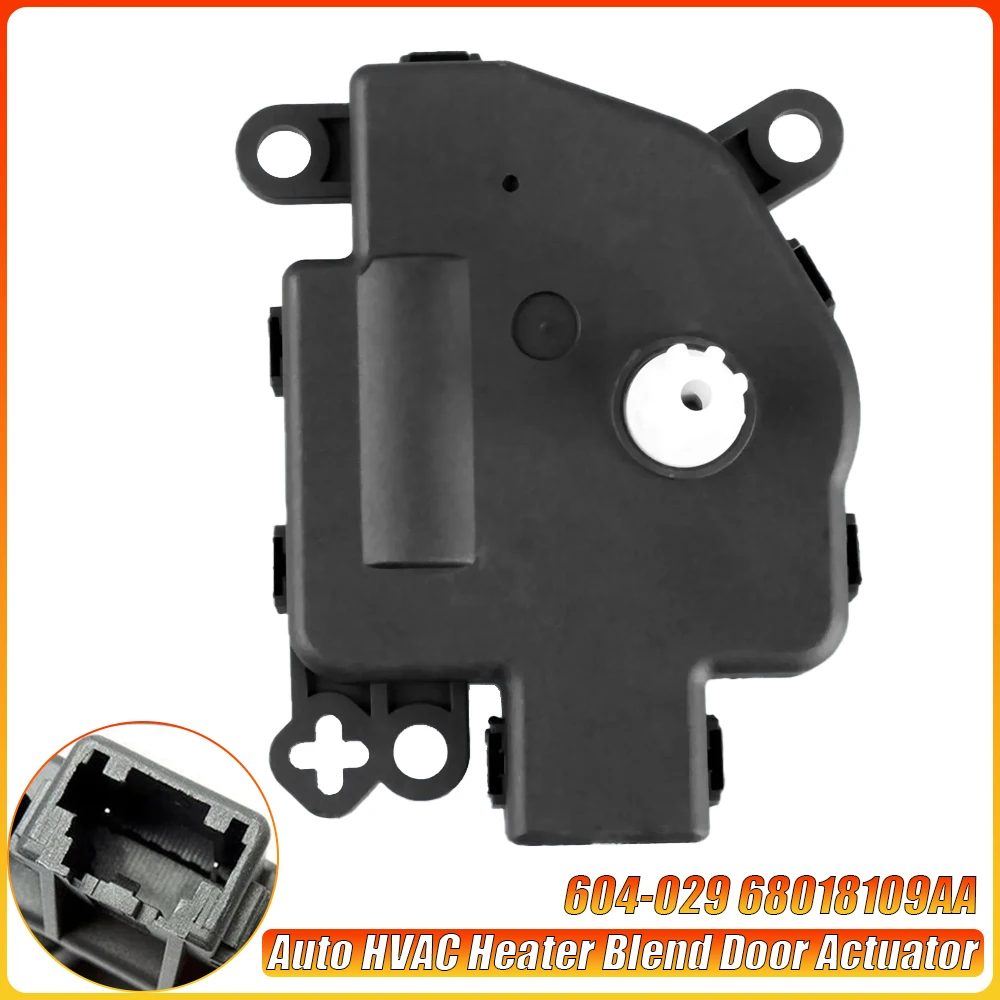 1Pc Auto HVAC Heater Blend Door Actuator for Chrysler Dodge Avenger Journey Jeep Patriot Compass Wrangler Ram 604-029 68018109AA