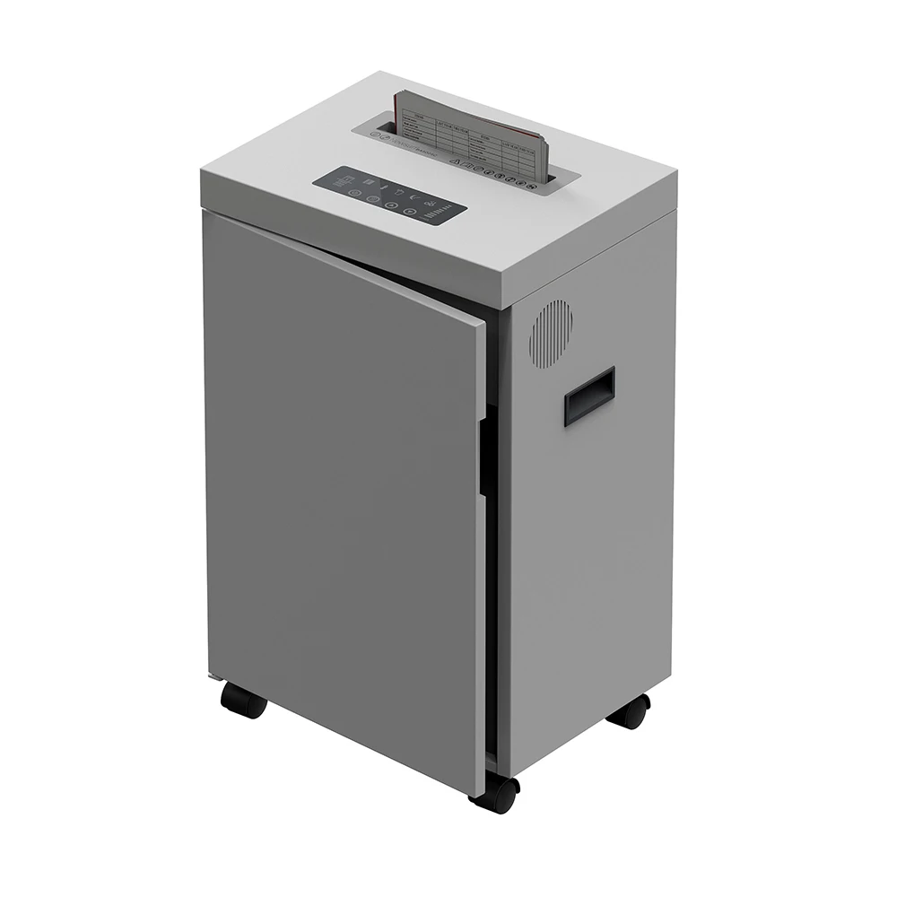 Commercial Heavy Duty Cross Cut 25 Sheets Paper Credit Card CD Shredder Machine Paper BA5025C with Wheels for Office Home Use