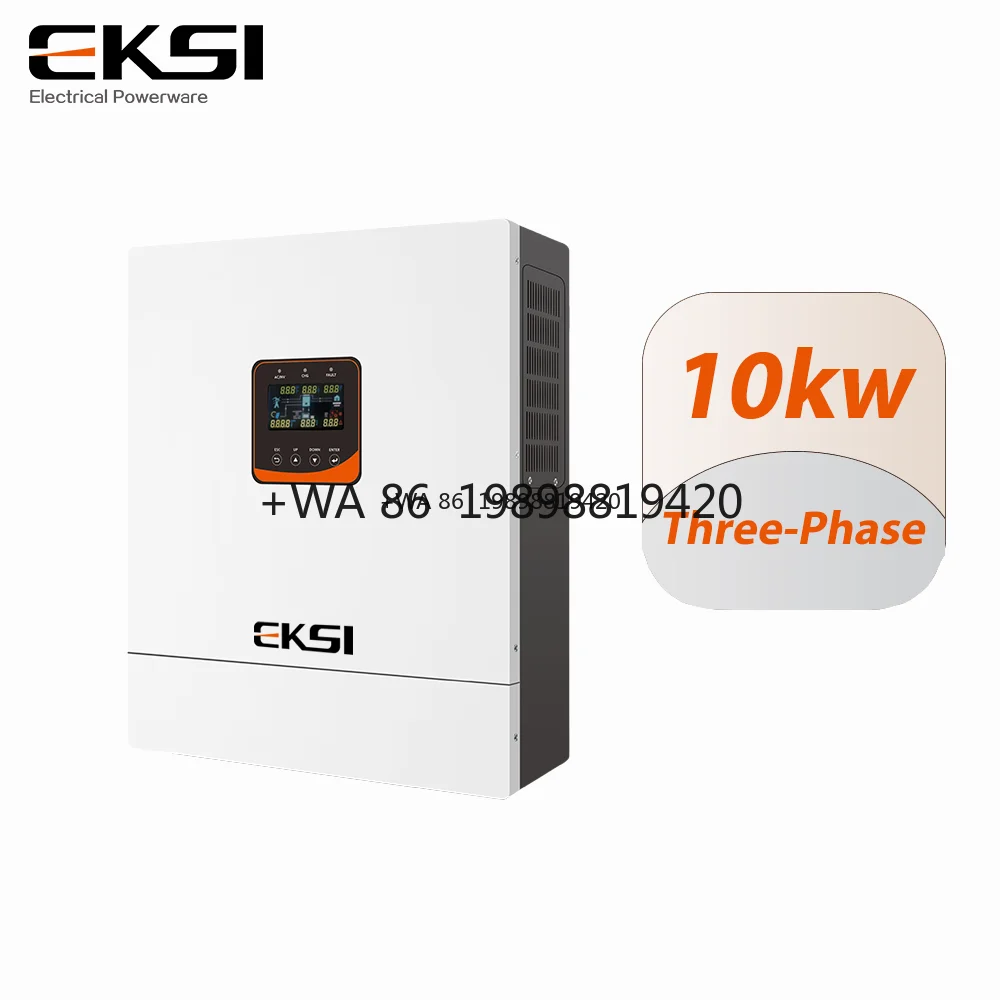 

48v MPPT Solar Hybrid Solar Inverter 12kw 10kw 48v Dc to 220v AC Inverter Grid-Tie Grid Tie Inverter 10kw