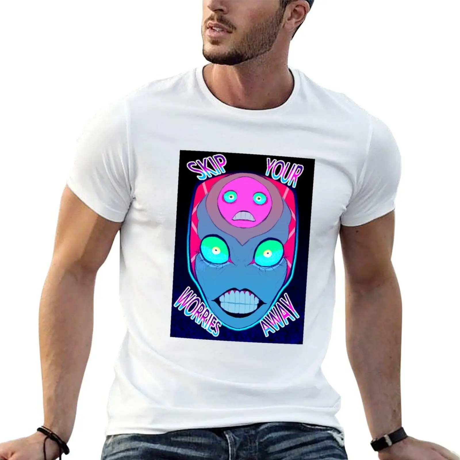 SKIP YOUR WORRIES AWAY T-Shirt custom shirt animal prinfor boys heavy weight t shirts for men