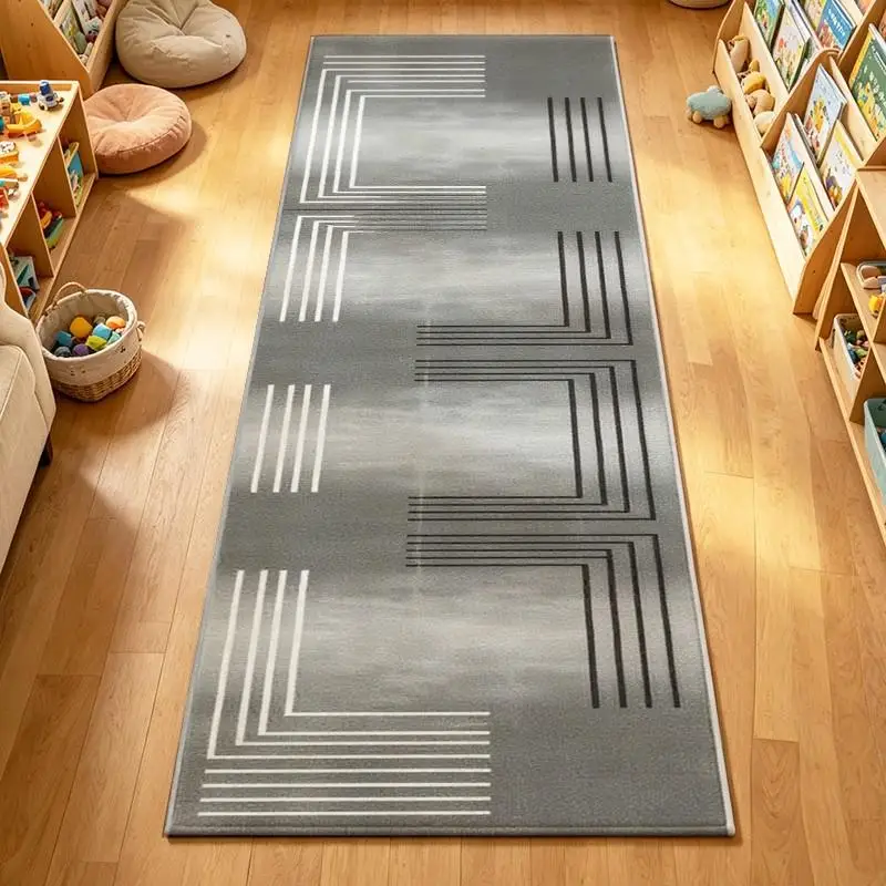 1 Piece Modern Geometric Linear Area Rug, Soft And Comfortable, All Season, Lightweight Easy To Maintain, Home Decor, Living Room, Bedroom, Entryway, Autumn And Winter Room Decor