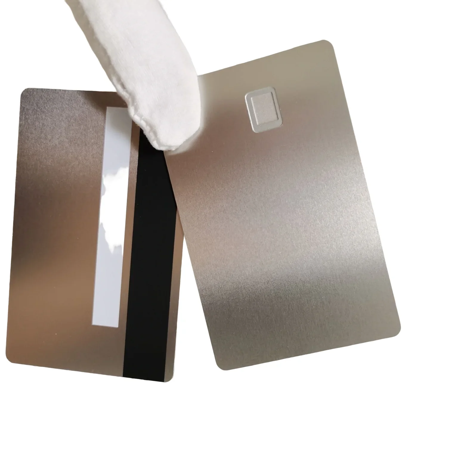 

Fully Functioning Custom Luxury Metal Credit Debit Card Blank EMV Chip Card with Magnetic Stripe