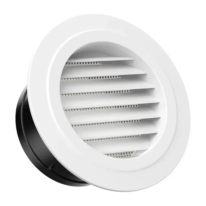 Round Air Vent Extract Valve Grille Diffuser Ducting Ventilation Cover 75-200mm Vents Cover Ventilation Grilles Air Circulation