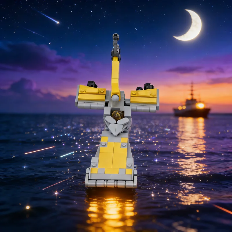 178 Pezzi MOC Microfigure Spaziali Scala Cowboy Bepop Modelli di Navi Blocchi da Costruzione Giocattoli Architettura Regali di Natale Educativi per Bambini