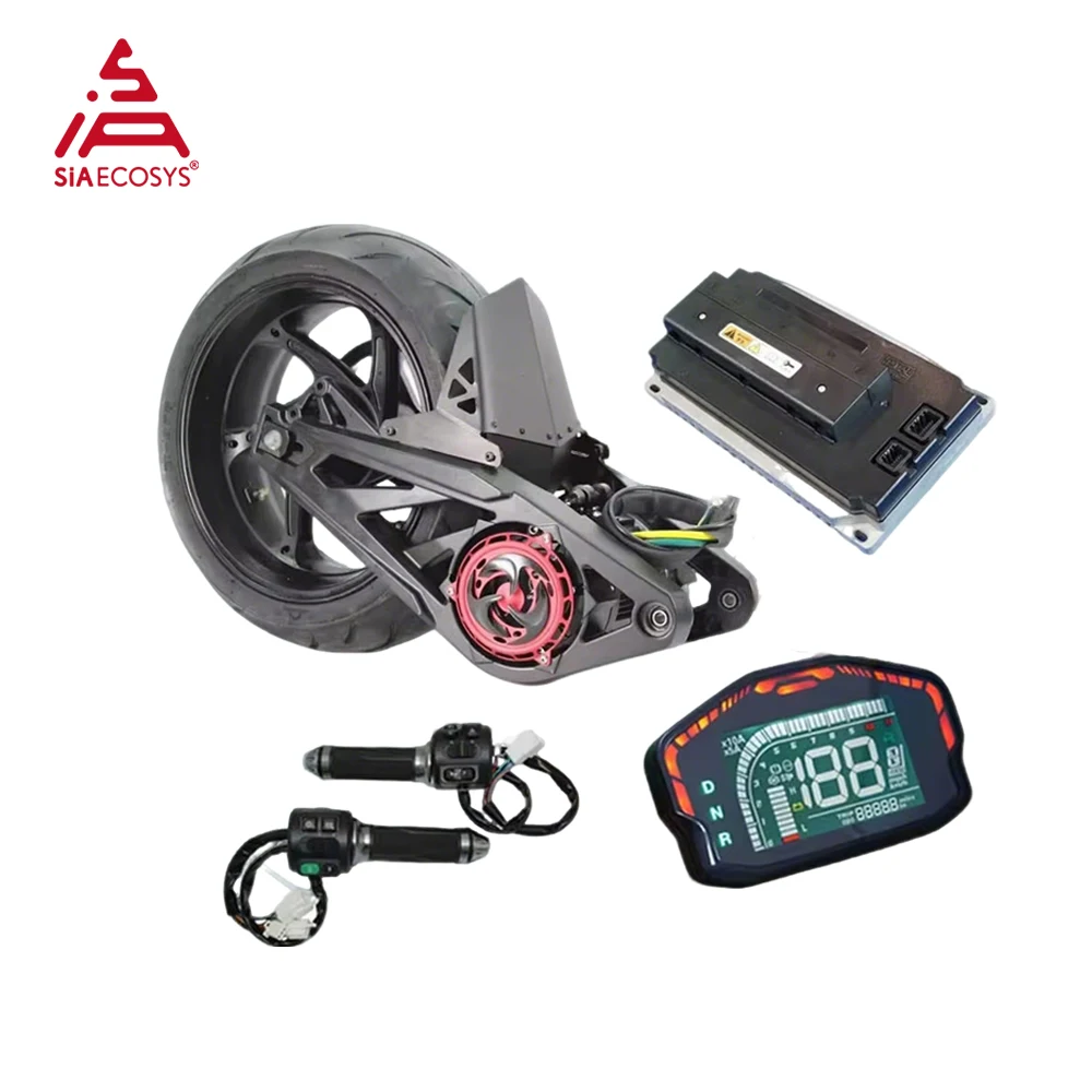 

QS138 72V 4000W Mid Drive Motor Kit for Electric Scooter/Motorcycle PCX Conversion QSMotor 75000W Continuous with Chain Sprocket