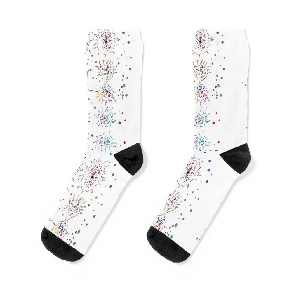 Amoeba Socks japanese fashion hockey Toe sports hip hop Boy Child Socks Women's