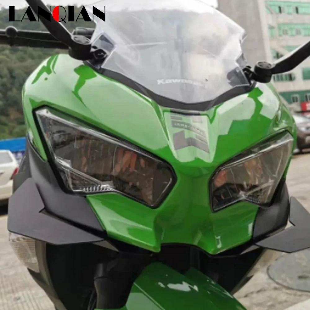 

NINJA-400 Front Wing Fairing Winglets Downforce Wings Air Deflector For Kawasaki Ninja 400 2018 2019 2020 2021 2022 2023 2024