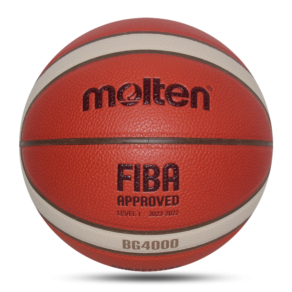 

Molten Basketball Standard Size 7 Soft PU Material Wear-Resistant Ball Outdoor Indoor Match Training Men basketbol topu BG4000
