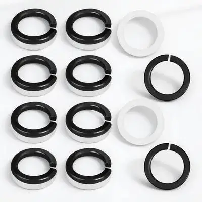 

24Pcs Plastic Metal Guitar Tuner Gasket Replacement Washers for Tuning Pegs Firm Fit No Drilling Installation Guitar Maintenance