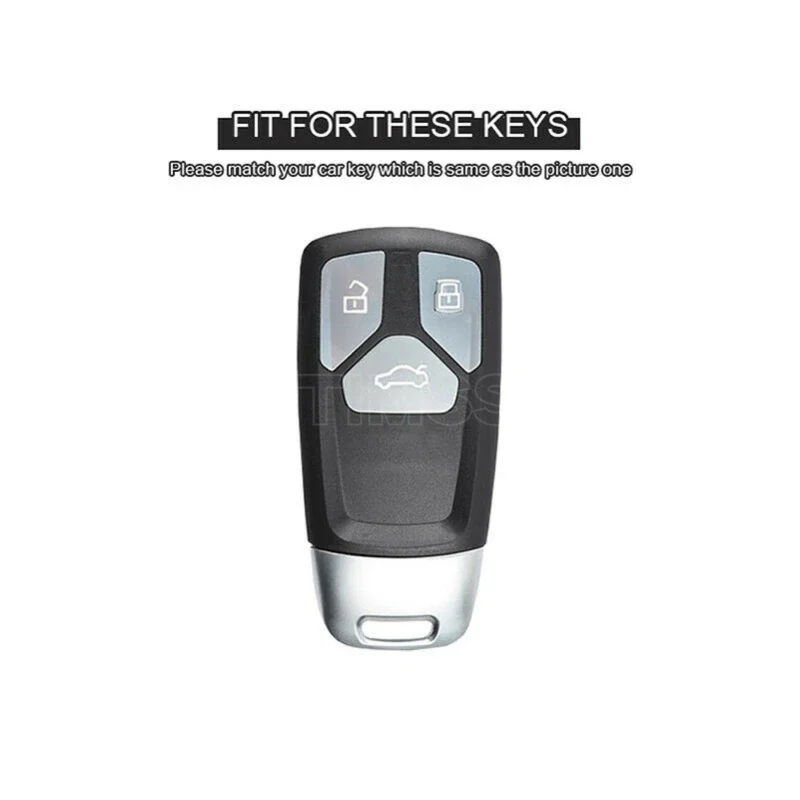 Fashion TPU Car Remote Key Case Cover Shell For Audi A4 B9 A5 A6 8S 8W Q5 Q7 4M S4 S5 S7 TT TTS TFSI RS Protector Fob Keyless