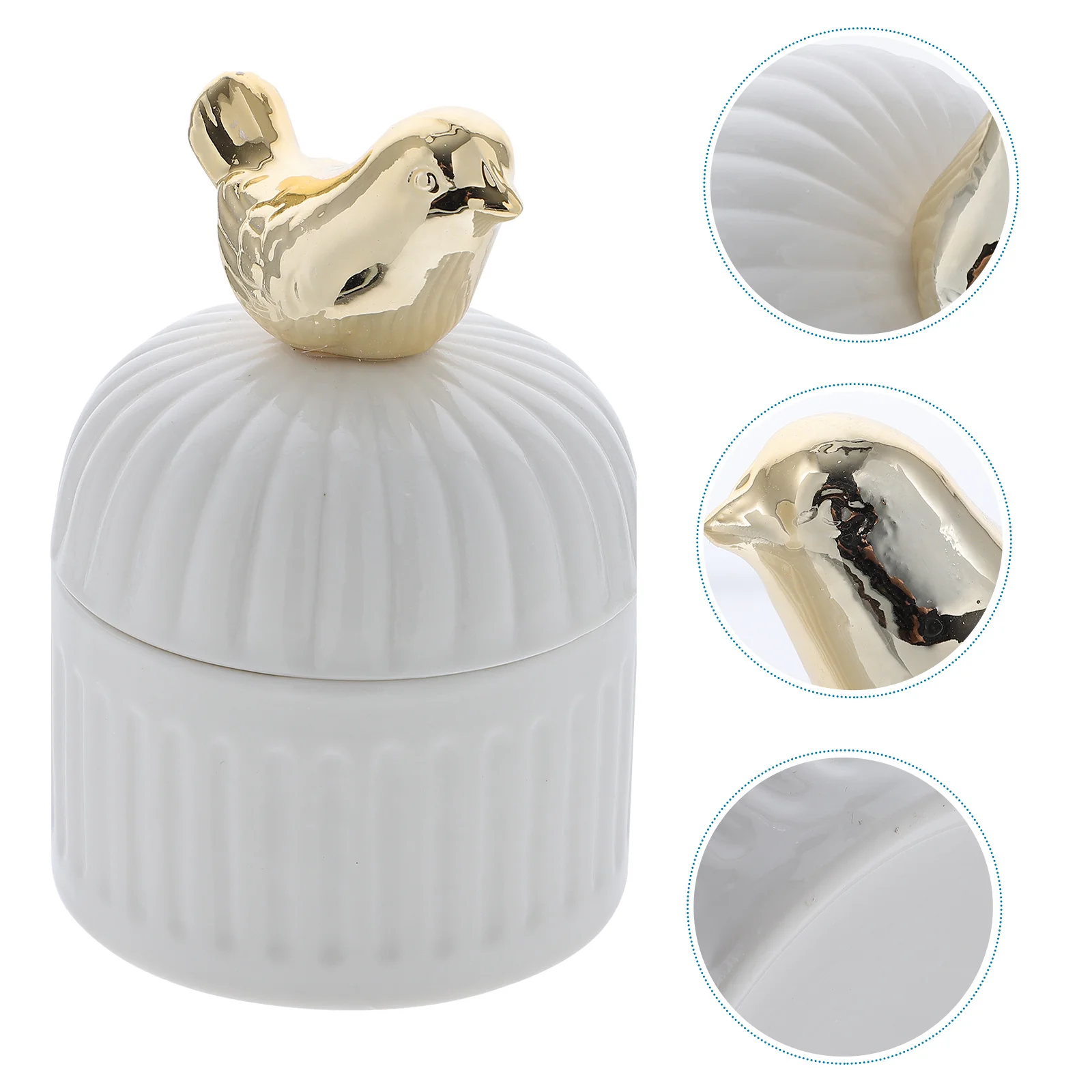 

2Pcs Wedding Candy Boxes Small Bird Creative Gift Packaging Case Exquisite Candy Storage Boxes for Wedding Party Unique Elegance