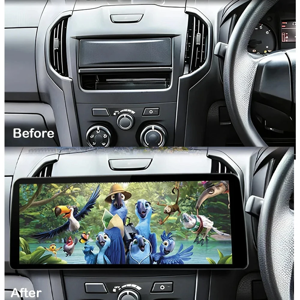 12.3 inch Android For Chevrolet Trailblazer Holden Colorado S10 Isuzu D-max MU-X Car Auto Radio Video Audio 8-Core Multimedia