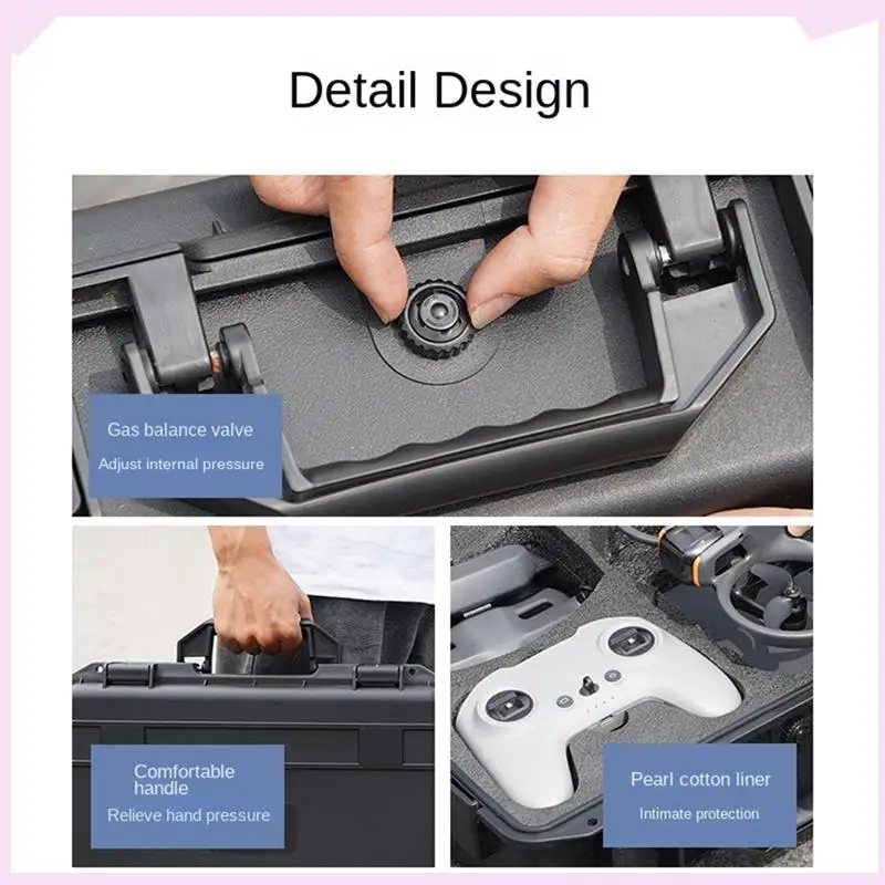 

B24B For DJI Avata2 Explosion Proof Case, Drone Portable Waterproof Case, Portable Accessories Storage Bag