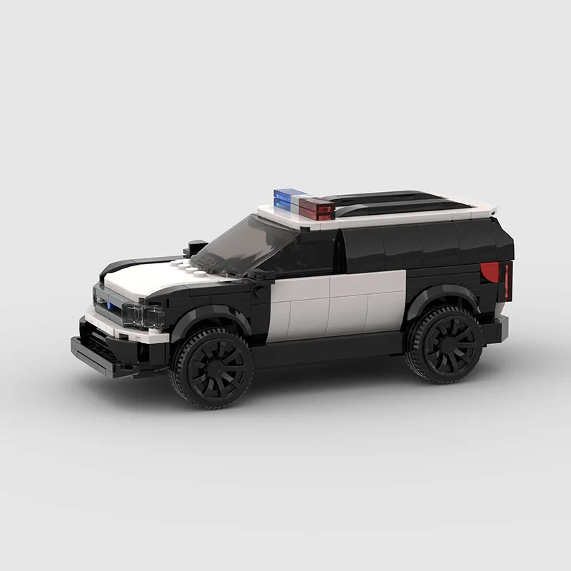 Moc Car Serie Small Building Block Racing Car Suv City Explorer Police Car Children Building Block Toy Car Model Decoration Gift