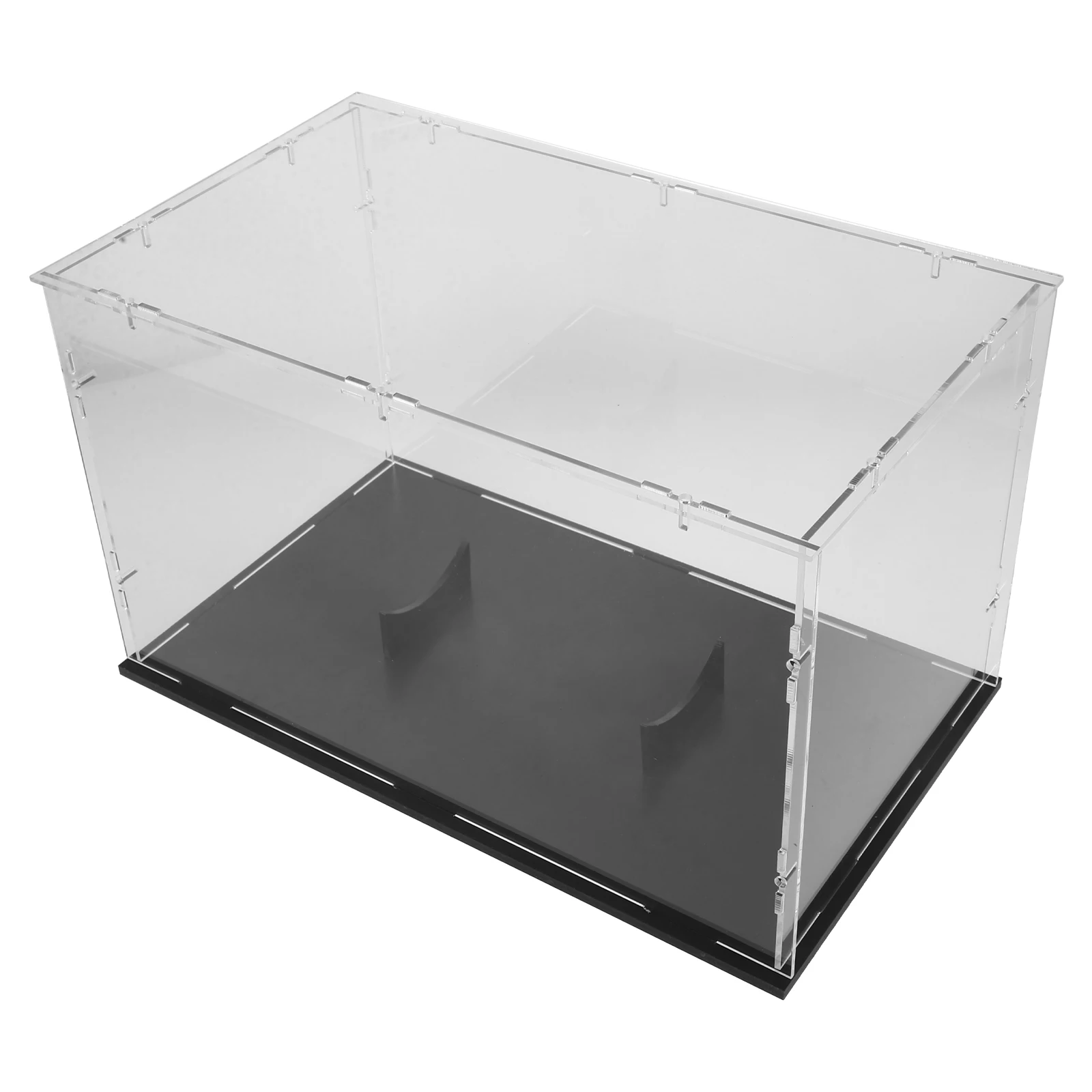 

Rugby Ball Display Case Transparent Acrylic Desktop Showcase Storage Box Multipurpose Rugby Holder Collection Display Rack