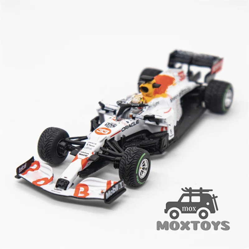 MINI GT 1:64 2021 F1 RB Racing RB16B Turkish GP White #33 Max / #11 S.Perez Model Car