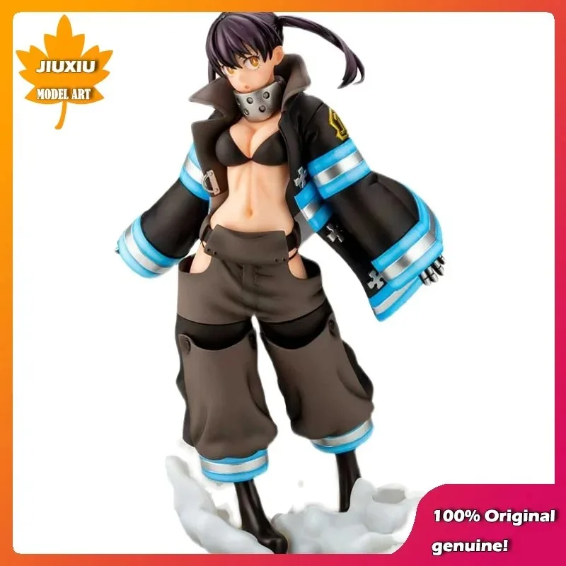 

100% оригинал: аниме Fire Force TAMAKI KOTATSU 19,5 см, ПВХ фигурка, аниме-фигурка, модель игрушки, коллекция фигурок, кукла в подарок
